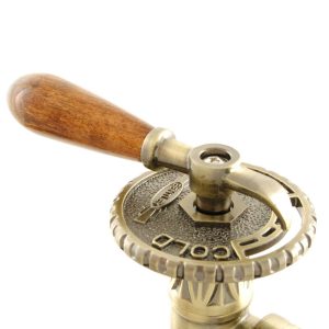 BEN-LEV-AB Bentley lever radiator valve antique brass detail