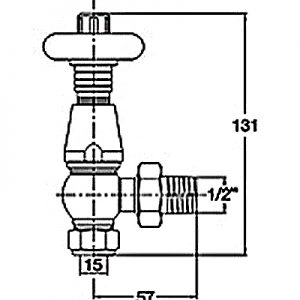 Bentley thermostatic radiator valve sizes dimensions